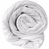 Tata Home Piumino Matrimoniale Primaverile Estivo in Morbida Microfibra di Poliestere Piumone Letto Leggero Coperta Trapunta Sottile Bianco Misura 250x200 cm Mod. Summer