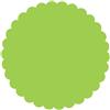 PuntoCasaStore 100 PZ Velo VELI di Fata Tulle Organza VELETTI BOMBONIERE DIAM.24 CM Tondo Smerlato Fai da Te Confetti Verde Mela