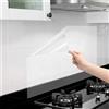 Cloudpower Rotolo di plastica trasparente con retro adesivo, 3m x 60cm, autoadesivo, protezione da parete, impermeabile, a prova di olio, per mobili da cucina e libri