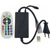 Fair Shop Alimentatore Controller 220V Con Telecomando 24 Tasti Per Striscia LED RGB 5050