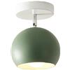 ChaoZan Plafoniera E27 Lampadario in metallo Moderno Lampada a Sospensione lampada da soffitto Forma rotonda per Cucina Camera da letto sala da pranzo corridoio ristorante Hotel studia, verde