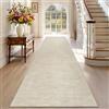 TEHWDAIYOU Tappeto Runner per Corridoio Tappeto Cucina Passatoia Antiscivolo Lavabile 40 x 60 cm Tappeto Corridoio Tappeti Runner Passatoia Tappetino per Soggiorno Entrata Ingresso Beige
