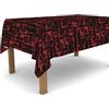 BANZAII TEXTILE INNOVATOR ONLINE Banzaii Tovaglia in PVC Cerata Antimacchia Resistente a Sole e Intemperie Facile Da Tagliare Nella Misura Che Vuoi - Wine Rosso 140x100 cm