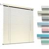 Generic Veneziane da Interno/Esterno Senza Forare, 25mm Lamelle Tende Veneziana in Alluminio, Tende su Misura Orizzontali, Tapparelle per Finestre Privacy Oscurante per Ufficio Casa(Light White)