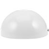 UKCOCO Piastra del Baldacchino Semicircolare Bianca per Lampade a Sospensione, Base in Ferro e Rame con Occultamento Fili e Facile Installazione per Soggiorno e Hotel Moderni