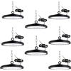 toobettp 8PCS Faretto LED UFO Industriale 200W, 20000LM 6000K Bianco Freddo | Risparmio Energetico, Antiabbagliante,Corpo Dissipazione Rapida,IP65 Lampada Da Officina, Fari LED per Fabbriche Parcheggio