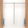 Servetto Appendiabito saliscendi Grigio per Armadio Originale cm 77-120
