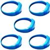 HINAYOSAN 5 braccialetti LED controllati dal suono, luminosi e lampeggianti, per KTV, Natale, Capodanno, fornitura per feste