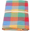 Casatessile Tovaglia in Cotone Jacquard Vichy - Colori, Maxi 140x320 cm.