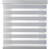 PARAMAISON Tenda a Rullo con Cassonetto per Interni Giorno e Notte, Struttura in Alluminio, Catenella, Tenda Doppia Posizione e Luminosità Variabile | 120x300 Grigio/Acciaio