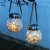 S.I.C Lampada Solare Giardino, Lanterna Decorativa Esterni, Luce Energia Solare, Effetto Crack Glass, Illuminazione Solare LED, Lampade solari da esterno per decorare giardini, patii, prati, matrimoni