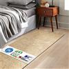 KARAT Tappeto Shaggy Barcelona - Tappeto passatoia per Camera da Letto e Soggiorno, Morbido Tappeto (80 x 160 cm, Beige)