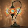 VALVELLO | Lampada A Mosaico | Acrobaleno | Turca Marocchina A Collo Di Cigno, Stile Tiffany, Decorativa In Vetro Per Camera Da Letto, Soggiorno, Regalo Per Occasioni Speciali/Persona Speciale