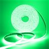 KISUFU 12V Neon Striscia di Luce con Nastro Adesivo, Impermeabile IP68 neon 320 LEDs/m, Ogni 5cm di Taglio, Silicone Striscia luminosa flessibile per interni,cucina, fai da te (Verde, 10M)