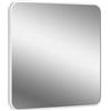 BD ART Specchio Quadrato 60x60 cm Bianco MDF per Soggiorno Corridoio
