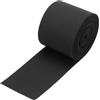 QUARKZMAN Elastico per Cucito 7cm 5 iarde/15ft Nero Banda Elastica da Cucire Fettuccia Elastica Piatte Alta Elasticità per Parrucche, Cinture, Pantaloni