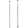 MAURY'S IL NUMERO UNO DEL RISPARMIO Maury's Set 2 Aste Prendiabiti Telescopica Allungabile Da 82 cm a 152 cm Manico Appendiabiti per Armadio Guardaroba