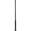soudesileim Asta per lampione stradale, capacità di carico 100 kg, luce da palo nero, asta lampada per vari lampioni, luci solari, lampade da giardino, telecamere di sorveglianza (5 m)