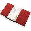 SpazioTessile - Granfoulard Copridivano Telo Copritutto Cotone 50% Poliestere 50% Made in Italy, Telo Arredo Copritutto Tinta Unita, Perfetto per Coprire Divani, Poltrone, Letti (240x280, Bordeaux)