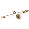 Generico Applique Vintage LED Specchio Bagno 51cm 12W, Lampada da Parete Orientabile Girevole, Impermeabile IP44, Luce per Trucco e Quadri, Bronzo