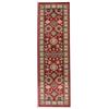 RugVista Shirvan Kazak Tappeto, 80 x 250 cm, Rosso/Beige