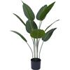 IlGruppone Pianta Finta Da Interno Artificiale Grandi Varie Altezze 100/150/180 Cm Artificiali Vari Modelli Modellabili Decorazioni Casa Ufficio - Uccello del Paradiso - Altezza 100cm
