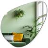 Tulup 77x77cm Specchio decorativo da appendere a parete Loft non simmetrico per il soggiorno Specchio irregolare
