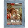 Victor cornice portafoto "Vincent" grigia 18x24 cm - stile casa di campagna vintage - vetro acrilico infrangibile - decorazione per la casa