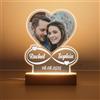 Baixtuo Lampada Personalizzata Con Foto,Regalo Donna Compleanno, Regali Personalizzati, Regalo Anniversario Per Lui. Regali Personalizzati San Valentino per Lei Lui (Stile 17)
