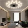 WAYSK Plafoniera A LED, Plafoniere Con Lampadario A Fuochi D'artificio A Led, Illuminazione A Soffitto Dal Design Moderno, Plafoniera Per Soggiorno,Camera Da Letto,Cucina,Sala Da Pranzo,Appare(Size:30Heads)