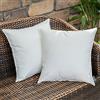 MIULEE Copricuscini Impermeabili per Divano Federe Cuscini per Soggiorno Camera da Letto Fodera all'Aperto per Balcone Decorativi ed Eleganti Quadrati per Casa Esterno 2 Pezzi 40X40 CM Beige