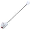 RTRCAGAKM Portalampada con Spina UE USA for Attacco E27 Portalampada con Interruttore Portalampada Risparmio energetico Lampada da Tavolo a LED Base a LED(EU Plug 60cm)