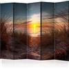 murando - Paravento Decorativo Monofacciale Paesaggio 225x172 XXL 5 Pannelli Divisori - Stampa su un Lato su Tela in TNT - Separe Divisorio per la Casa Simpatici Legno - Oceano c-C-0265-z-c