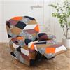 JORTUIO Copripoltrona Relax Reclinabile Elasticizzata, 1 2 3 posti Copridivano Poltrona Relax Antiscivolo Copertura Fodera per Poltrona Reclinabile con Tasca Sofa Protettore ( Color : #12 , Size : 1 seat (4pc