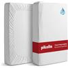PIKOLIN - Coprimaterasso Singolo Impermeabile | 80x196 cm/200 cm, in Tencel | Ipertraspirante e Morbido, Membrana Smartseal | Protezione Avanzata contro Liquidi e Macchie, Fino a 32 cm