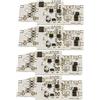 Eacam Scheda di Controllo per Lampade Solari, Modulo di Controllo per Luci a LED, Batteria 3,2 V, 3,7 V, 6,4 V, 7,4 V, 11,1 V, 12,8 V, Circuito per Lampioni Solari Fai Te, 4 pezzi.