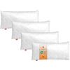 sleepling Comfort 190026 cuscino per letto, microfibra (52%) cotone (48%), Oekotex, lavabile 60 gradi, Prodotto in UE, Garanzia di imbottitura, 40 x 80 cm, bianco
