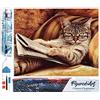 Figured'Art Diamond Painting Art 5D kit completo 40x50cm Tela Arrotolata Interamente da Ricoprire di Diamonds Quadrati - L'Intenditore Di Chiacchiere - Pittura Diamante - Attività Creativa per Adulti