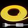 STHomedeco Tira LED COB - Striscia Adesive 220v Da Interno Esterno Impermeabile, Alta LuminositÃ Striscia IP65, Strip LED per Commerciale, Camera da letto (Giallo, 2M)