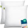Beautissu Set da 2 Cuscino Microfibra 80x80cm Traspirante e Anallergico - Guanciale Trapuntato 800g di Imbottitura in Microfibra Soffice e Comodo - Cuscino Letto Singolo o Matrimoniale - BeauNuit UK