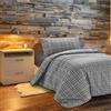 Dorian Home - Set Copripiumino Singolo Cotone 100% Puro, Morbido e Certificato con 1 Sacco Copri Piumino 155x210 + 1 Federa Cuscino Letto 50x80 con Patella di 18 cm, Parure Copripiumino 4 Stagioni