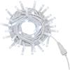 gloca Catena 300LED 30M Filo Bianco Flash Bianco IP65 (Luce Bianca)