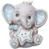Generic 12 magneti calamite in resina per bomboniera ideali per bomboniere nascita laurea comunione cresima vari soggetti e animali (Elefantino Celeste 5x5cm)