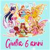 irpot 48 Adesivi personalizzabili in varie grafiche per varie cerimonie compleanno battesimo comunione cresima segnaposto (Winx)