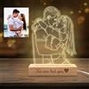 Xiuyours Lampada Personalizzata con Foto Nome Personalizzato Idee Regalo per Natale San Valentino Anniversario Compleanno Fidanzata Mamma