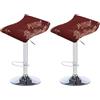 SDNAM Stampato Coprisedile per Sedia da Cucina da Bar Senza Schienale 4/2/1 Pezzi, Quadrato Elasticizzato Fodera per Sgabello da Bar(#10,2PCS)