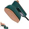 HADAVAKA Portable Mini Steam Iron, Handheld 180° Rotatable Professional Small Ironing, Steamer Iron for Clothes, Professional Micro Steam Iron, Handheld Garment Steamer for Home And Travel (Green)