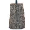 BOP Albero di Natale artificiale Base Tronco Nature effetto Legno Real Touch - Base Rialzata, Ceppo fino a 270 cm - Supporto Decorativo, Vaso Design ultra Realistico, 45 cm