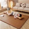 guoiooi Materasso Tatami tradizionale giapponese, materasso da pavimento, materassi Futon Tatami in rattan naturale, tappetini da meditazione for pavimento, futon estivo traspirante for dormire, sedersi, yoga