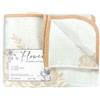 Tex family Coperta Flower in 100% Pura Lana Morbida e Calda con Bordino in Velluto - Comfort ed Eleganza, Design Classico - Made in Italy - 1 PIAZZA E MEZZA